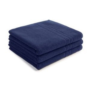 blauwe handdoeken