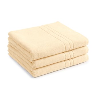 handdoek beige 50x90 cm