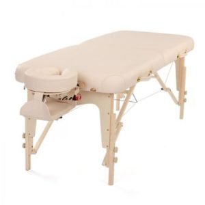 beige massagetafel