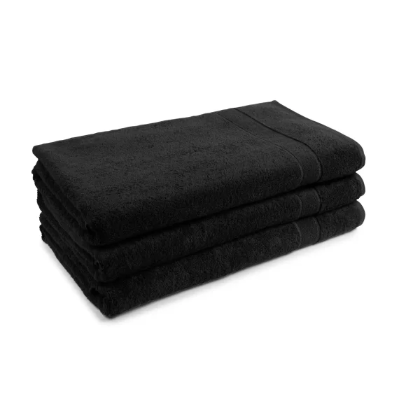 Saunadoek zwart - 500g/m²